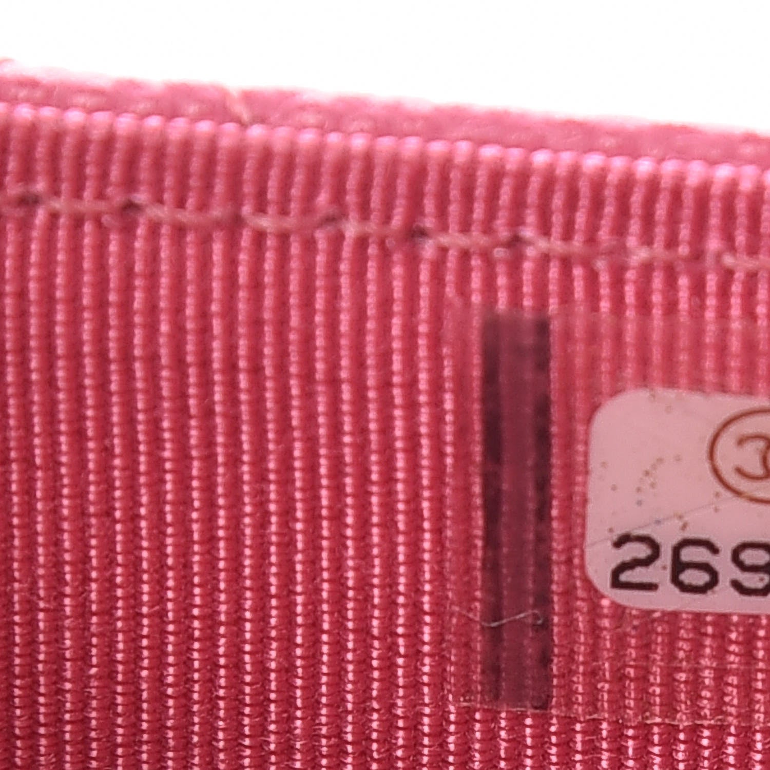 Chanel Caviar Quilted Card Flap Holder Pink 8 of 9