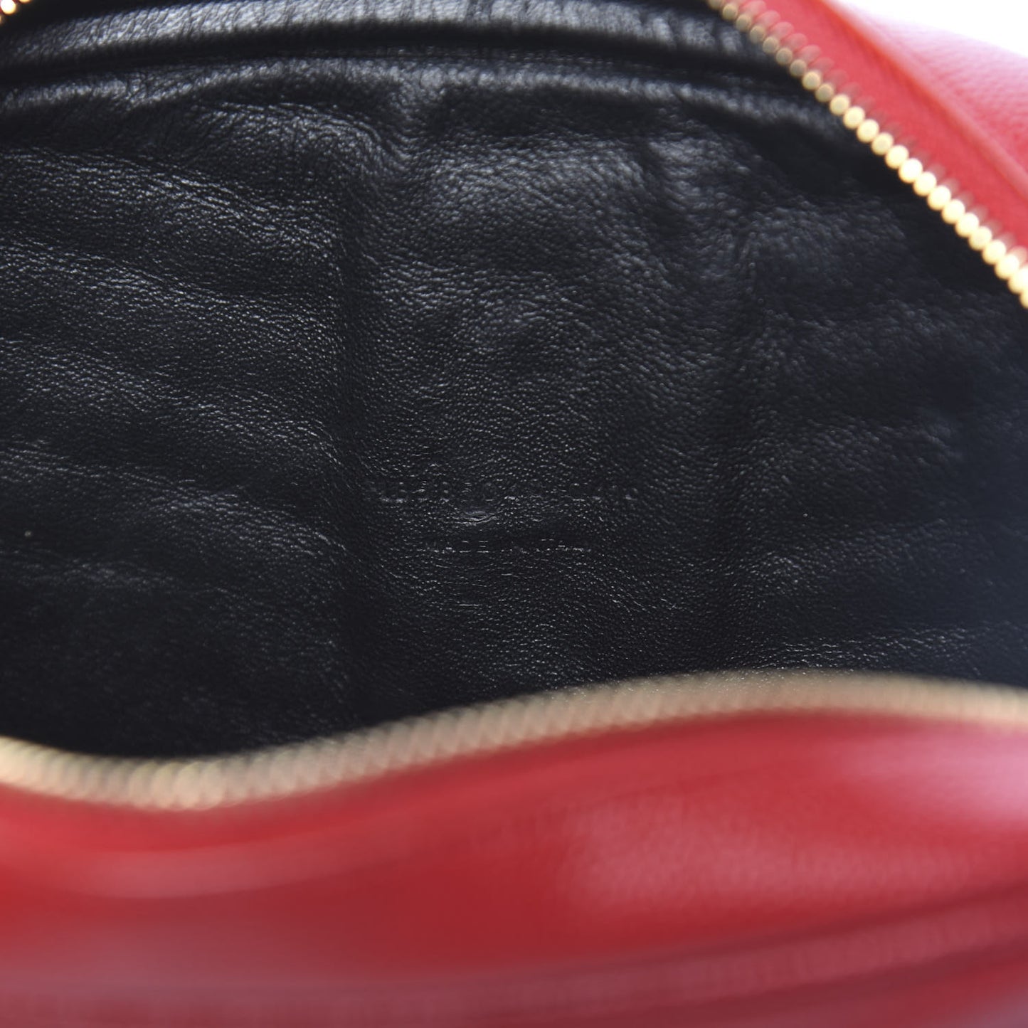 Grain De Poudre Matelasse Monogram Mini Lou Camera Bag Eros Red