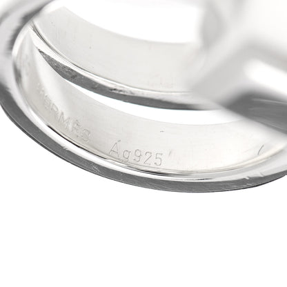 Hermes Sterling Silver Clou de Forge Ring 50 5.25 4 of 7