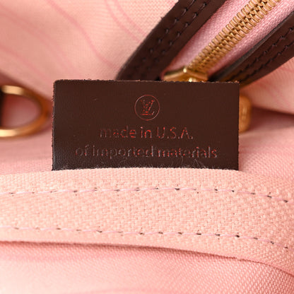 Louis Vuitton LOUIS VUITTON Damier Ebene Neo Neverfull MM Rose Ballerine 9 of 15