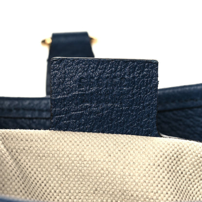 Gucci Canvas Flora Medium Jackie Hobo Blue Agata 7 of 7