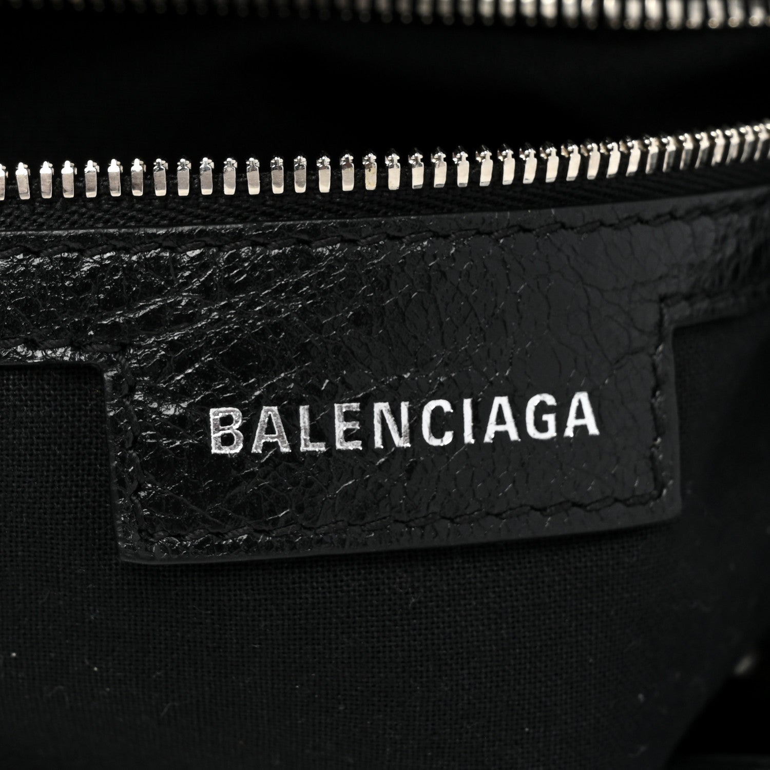 Balenciaga Agneau Arena Small Le Cagole Bucket Bag Black 5 of 7