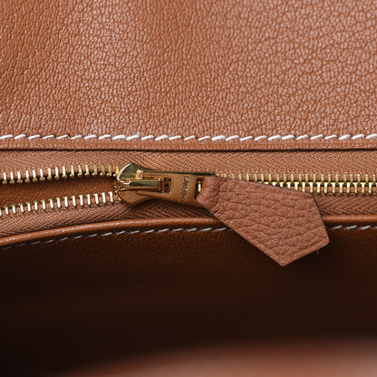 Hermes Togo Birkin 25 Gold 17 of 31