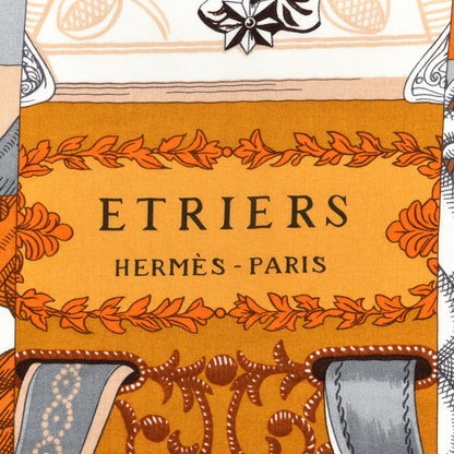Hermes Cashmere Silk Cavalleria D'Etriers Shawl 140 2 of 6