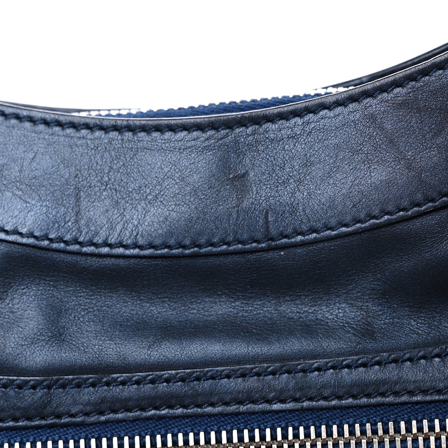 Iridescent Calfskin Classic Hardware First Bleu Mineral