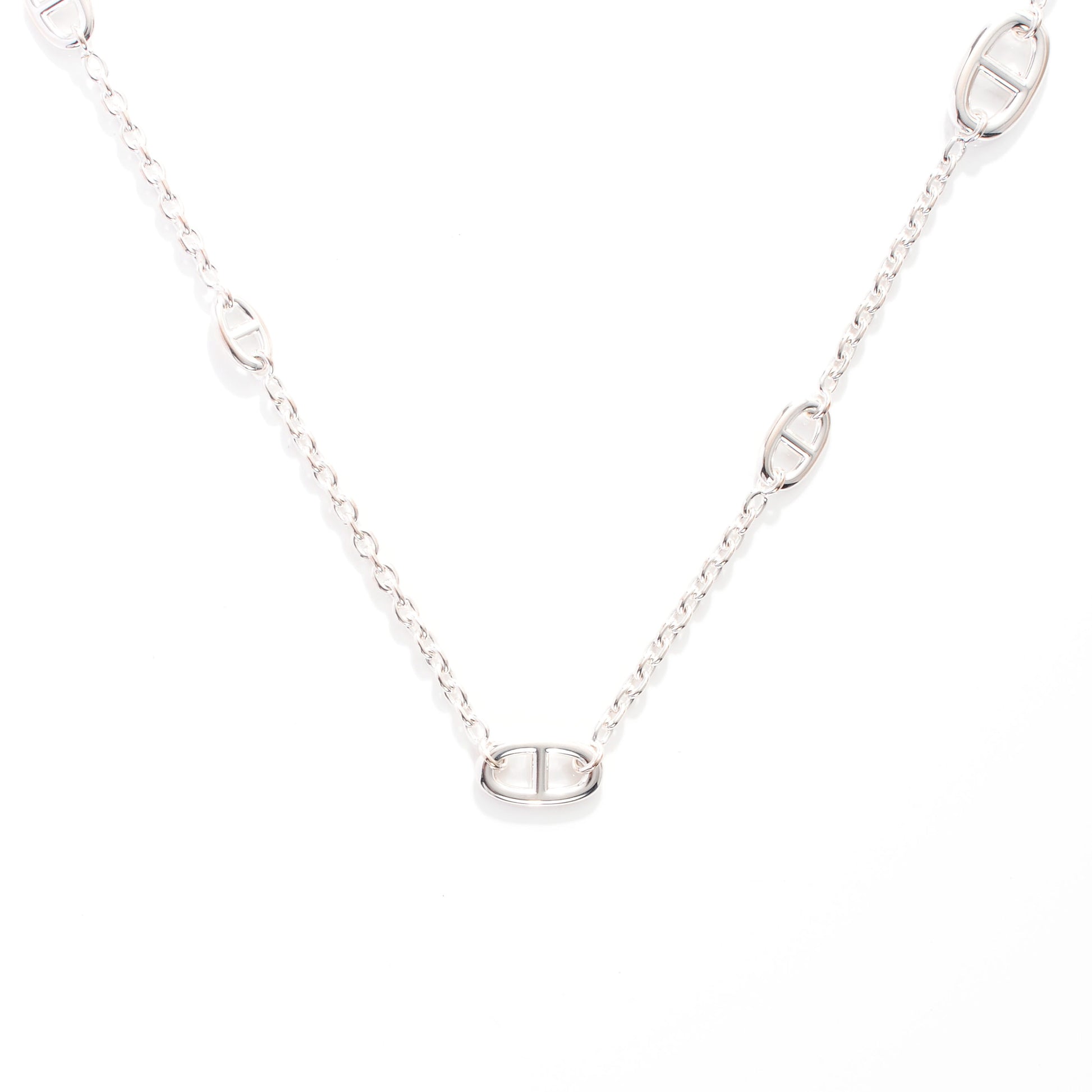 Hermes Sterling Silver Farandole Necklace 120 1 of 3