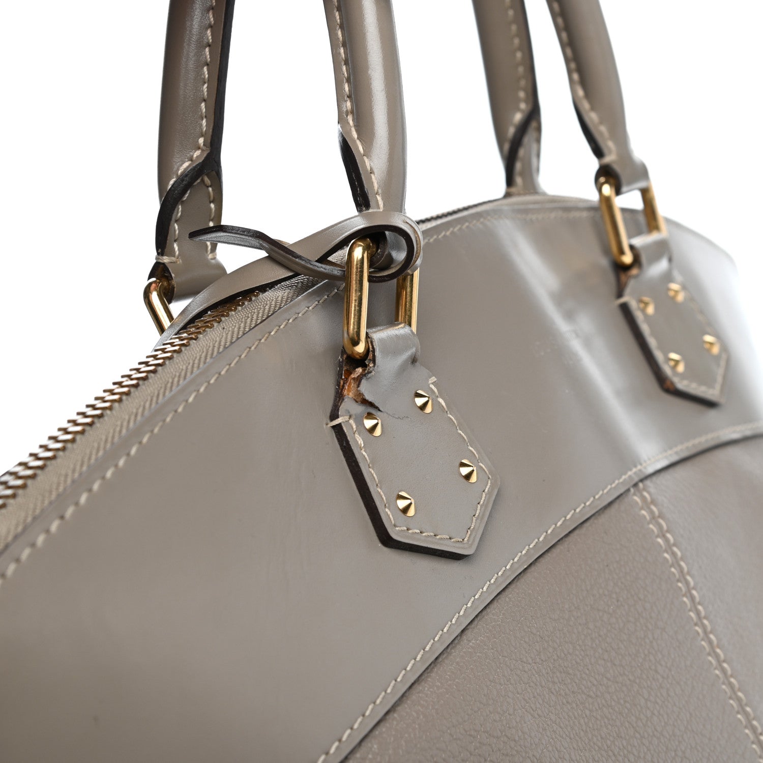 Louis Vuitton Suhali Lockit MM Greige 12 of 12