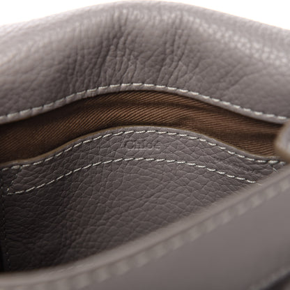Chloe Calfskin Mini Marcie Round Crossbody Bag Cashmere Grey 8 of 10