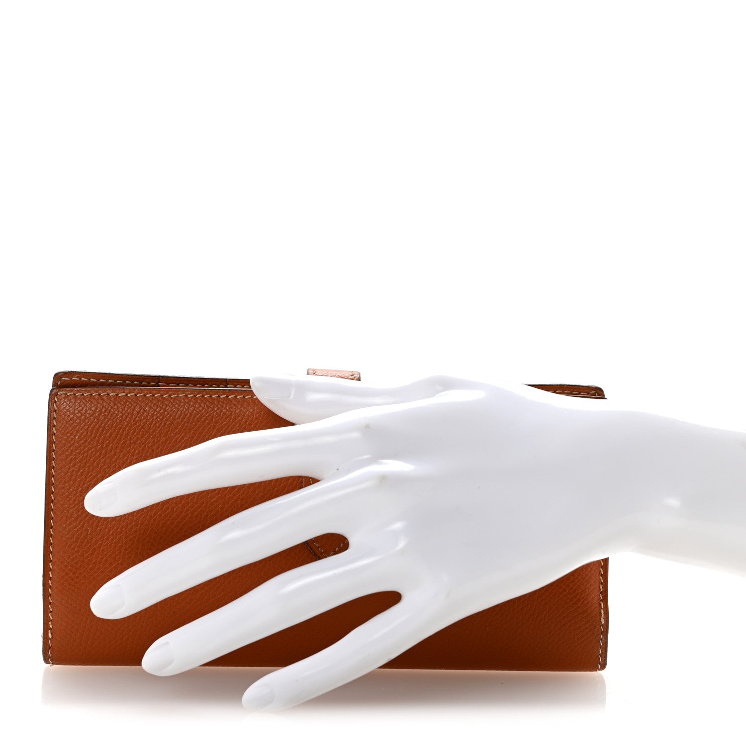 Hermes Epsom Bearn Gusset Wallet Gold 2 of 11