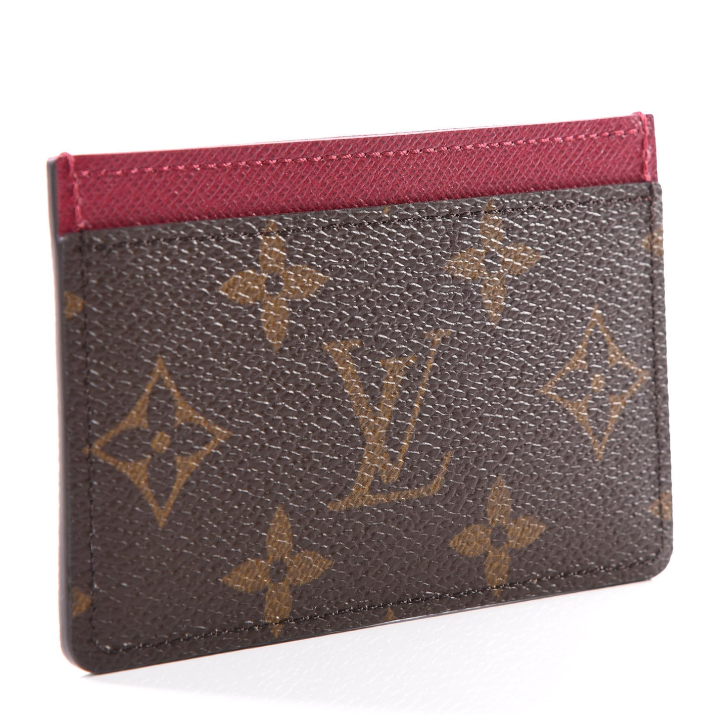 Monogram Card Holder Fuchsia
