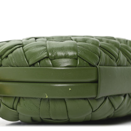 Bottega Veneta Calfskin Intrecciato Knot On Strap Avocado 8 of 9