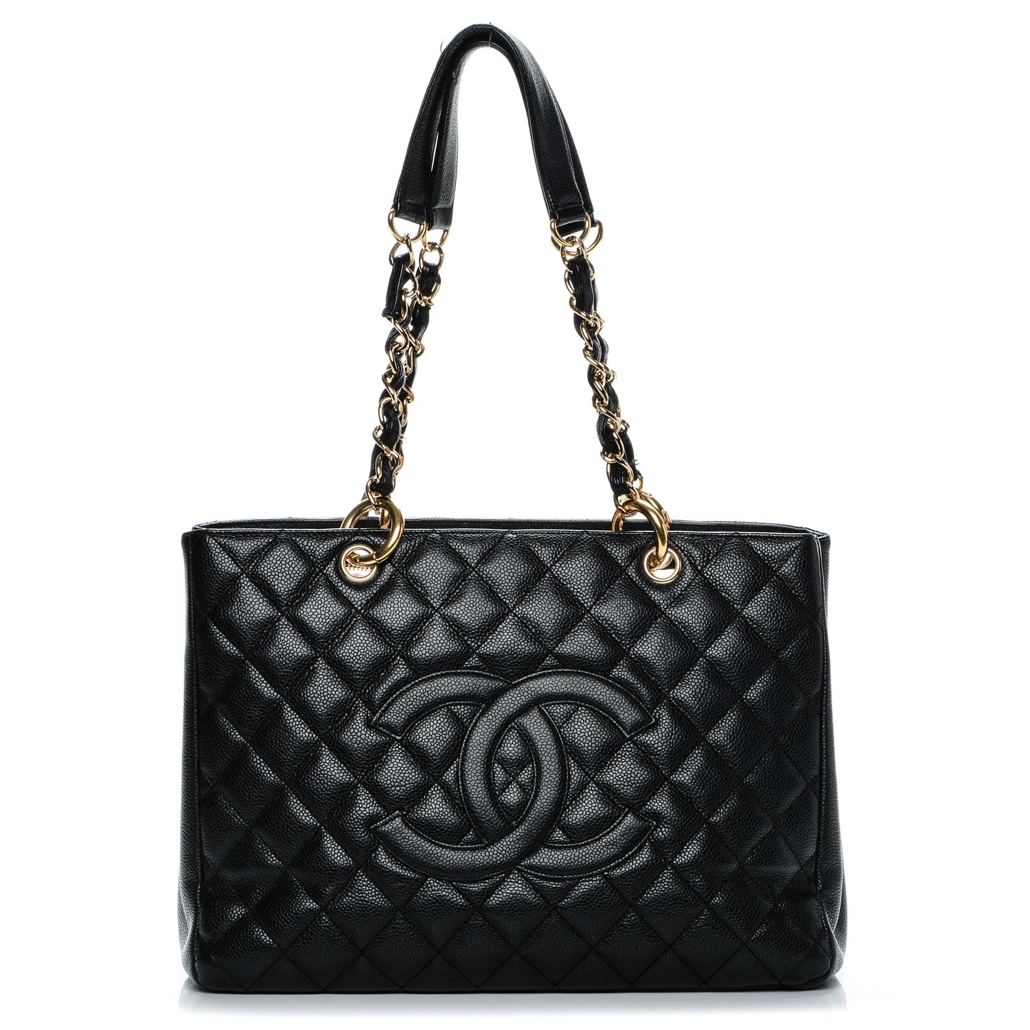 Chanel Caviar Quilted Grand Shopping Tote GST Black 1 of 11