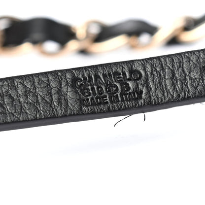 Chanel Lambskin CC Chain Belt 90 36 Black Gold 3 of 4
