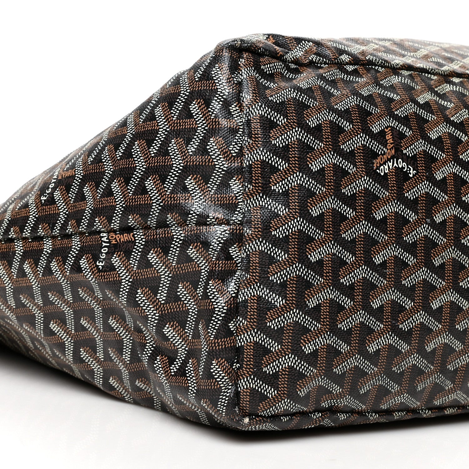 Goyard Goyardine Saint Louis GM Black Gold 10 of 12