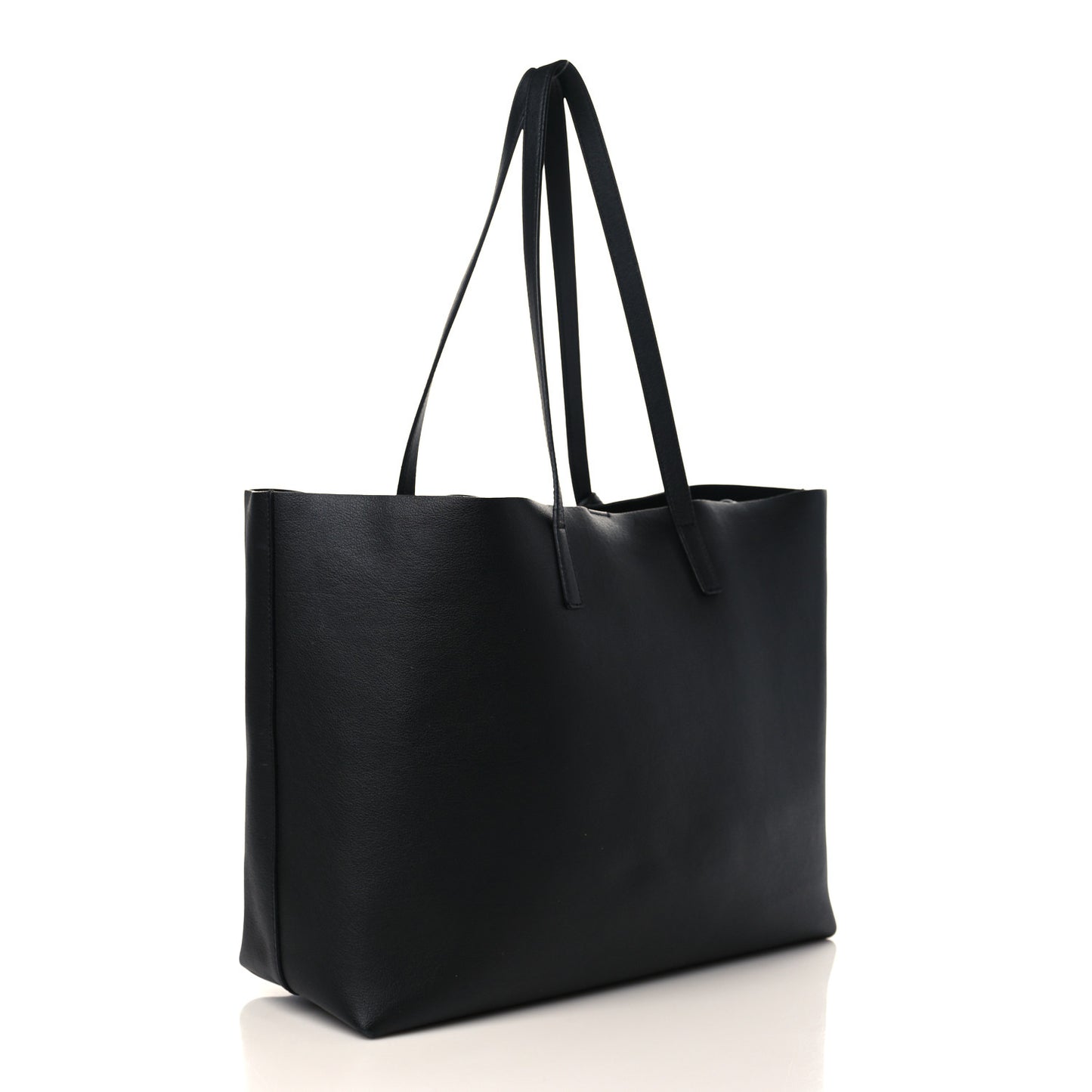 Calfskin Large Shopping Tote Black