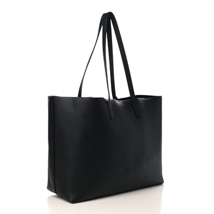 Saint Laurent Calfskin Large Shopping Tote Black 4 of 10
