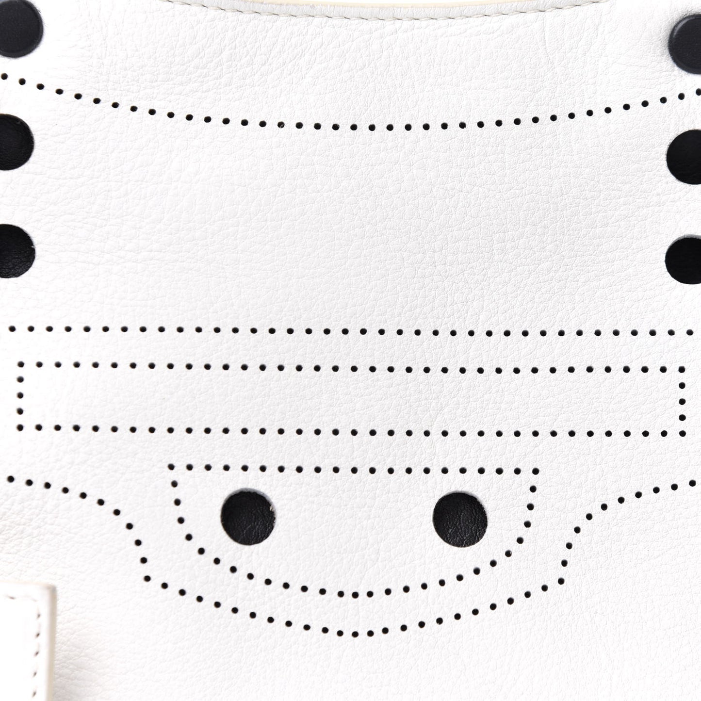 Veau Soyeux Perforated Blackout Hardware S City White