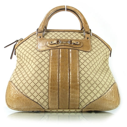 Gucci Diamante Crocodile Cathrine Large Bag 1 of 8