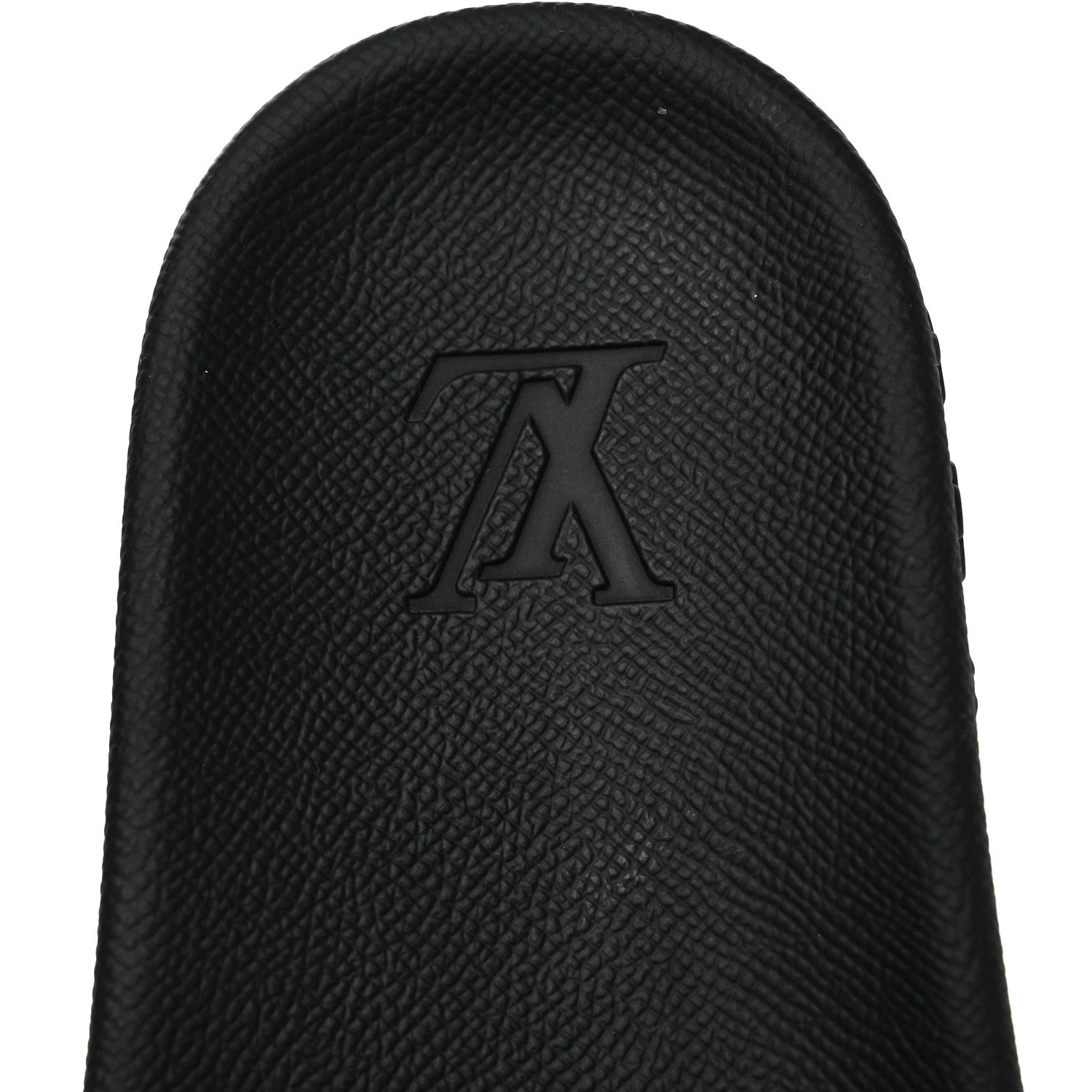 Louis Vuitton Monogram Eclipse Mens Waterfront Mules 7 Black 9 of 11
