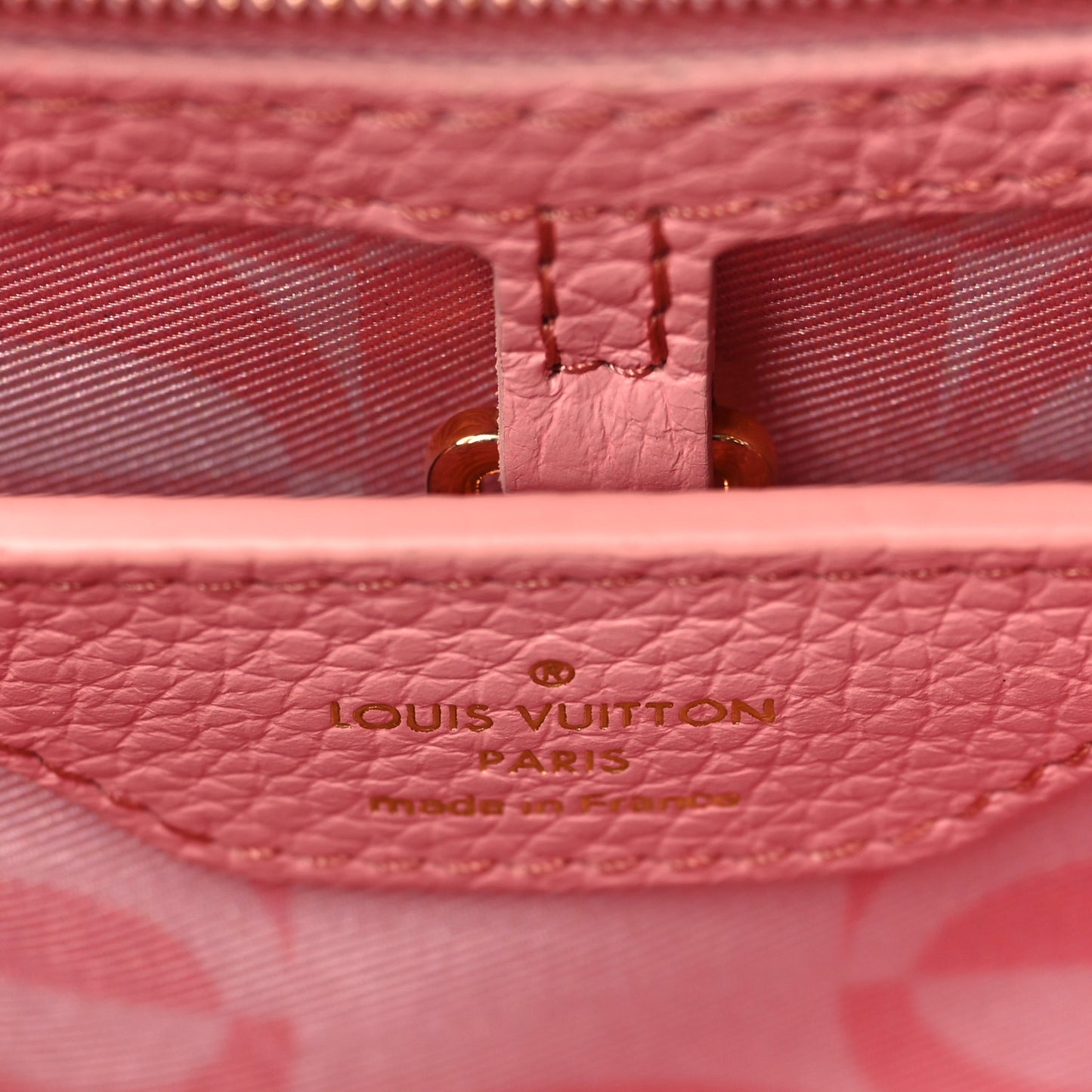 Taurillon Capucines BB Black Pink