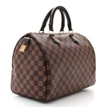Louis Vuitton Damier Ebene Speedy 30 3 of 10