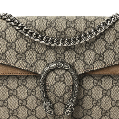 Gucci GG Supreme Monogram Small Dionysus Shoulder Bag Taupe 7 of 9