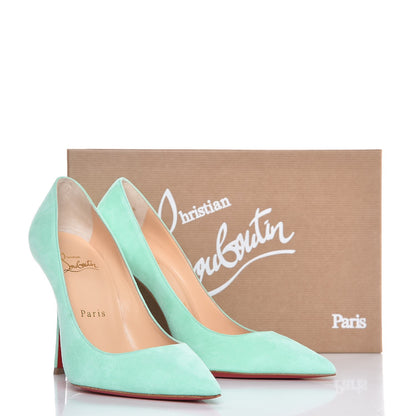 Christian Louboutin Veau Velours Decoltish 100 Pumps 36 Opal 8 of 8