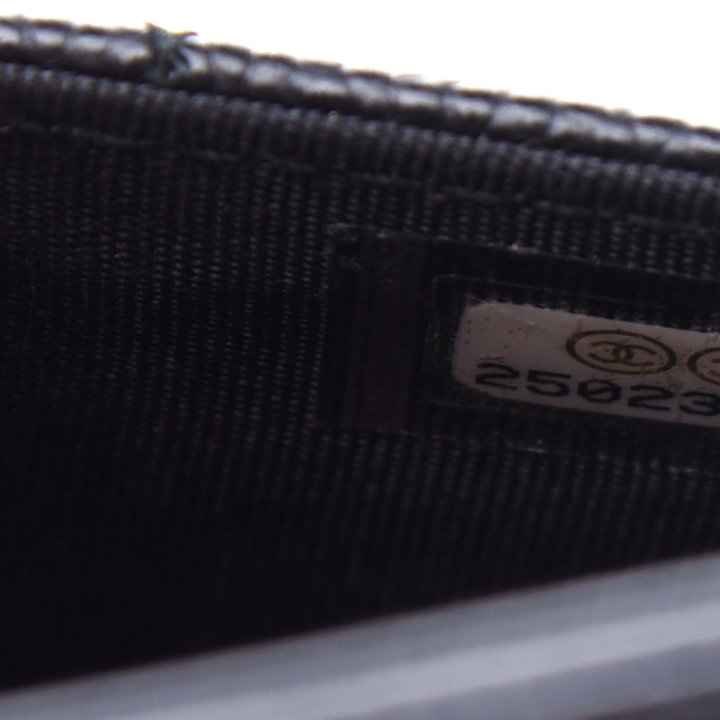 Caviar Quilted Boy Flap Card Holder Black