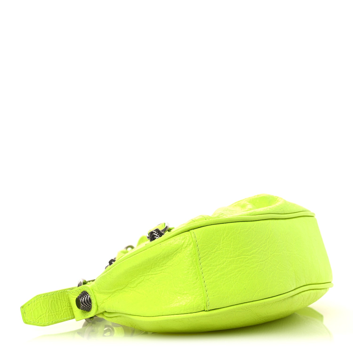Balenciaga Agneau Arena Le Cagole Shoulder Bag XS Fluo Yellow 5 of 13