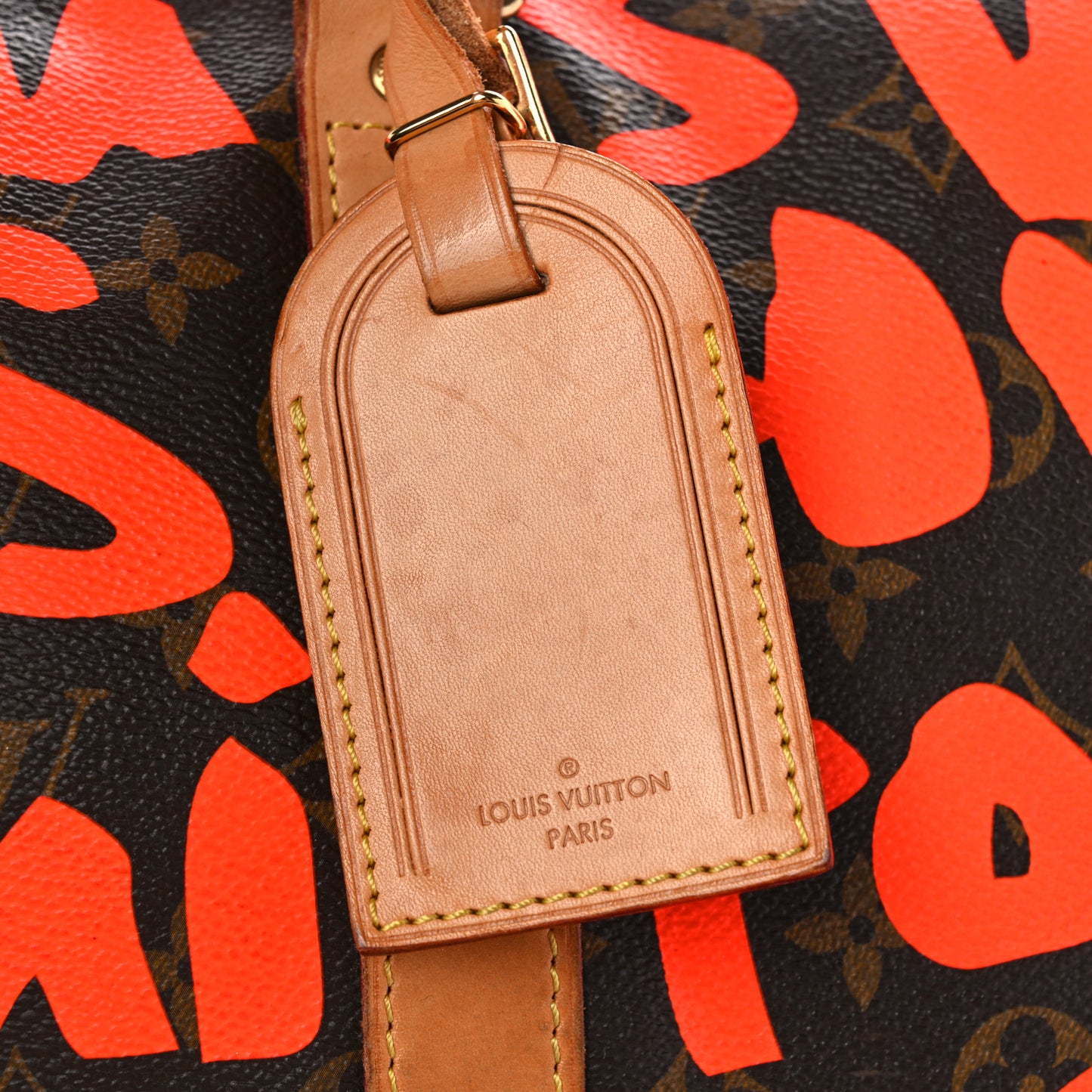 Monogram Graffiti Keepall 50 Orange