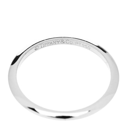 Tiffany Platinum 2mm Knife Edge Wedding Band Ring 54 7 4 of 5