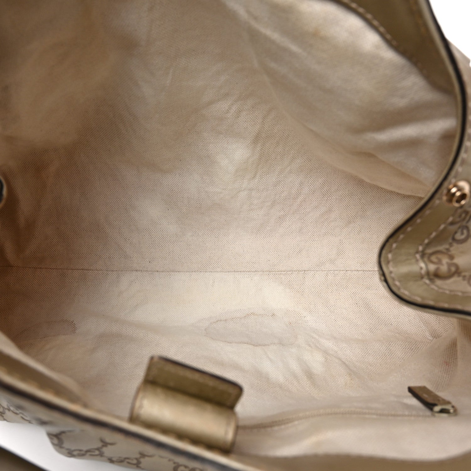 Gucci Guccissima Medium Sukey Tote Champagne 5 of 13