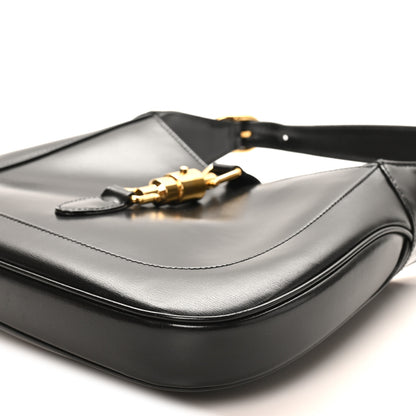 Gucci Boarded Dyana Lux Calfskin Small Jackie 1961 Hobo Black 10 of 10
