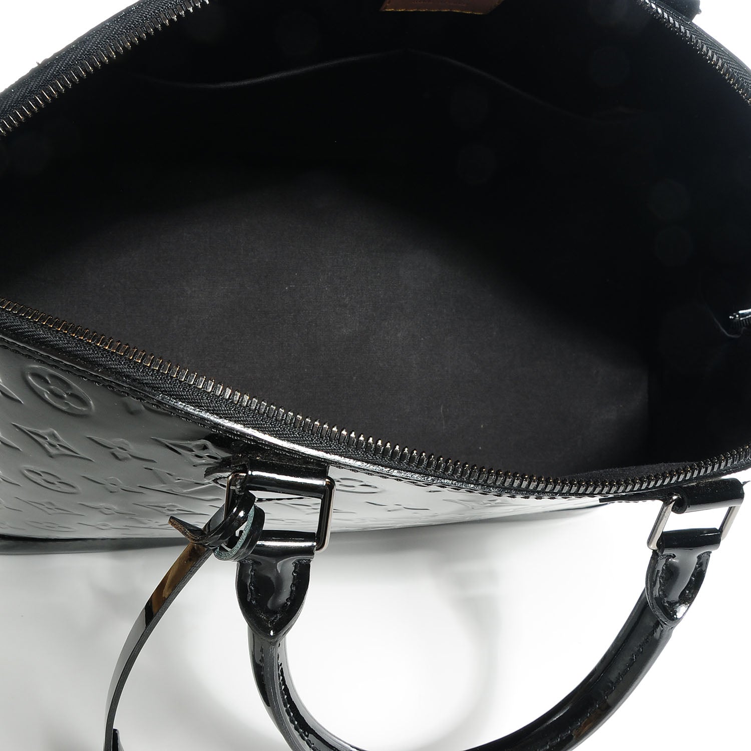 Louis Vuitton Vernis Alma GM Noir Magnetique 7 of 9