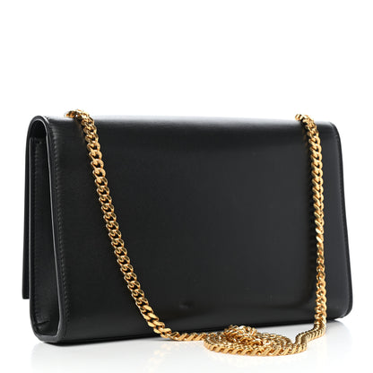 Saint Laurent Calfskin Crystal Medium Monogram Kate Satchel Black 2 of 7