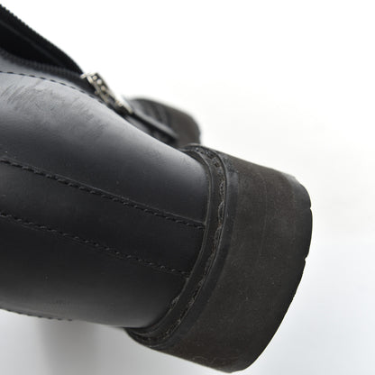 Fendi Calfskin Combat Boots 36.5 Black 13 of 17