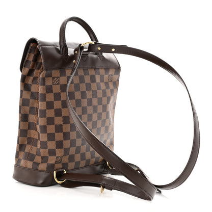 Louis Vuitton Damier Ebene Soho Backpack 3 of 11