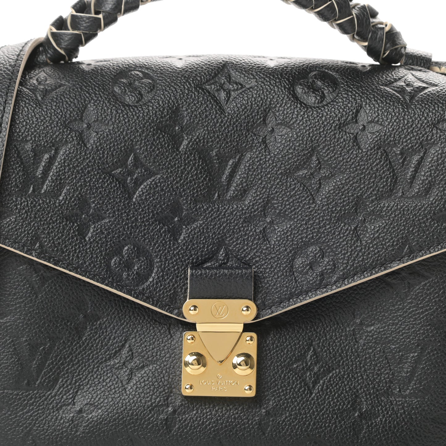 Empreinte Braided Pochette Metis Black