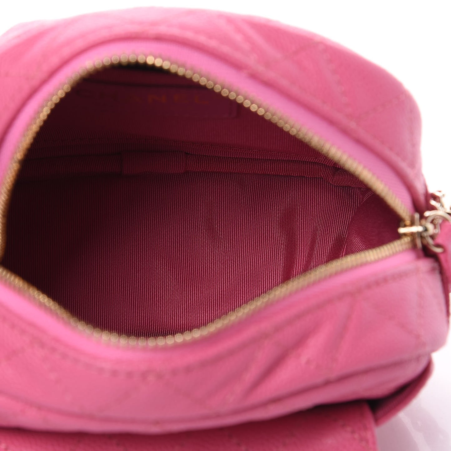 Caviar Quilted CC Day Camera Case Pink