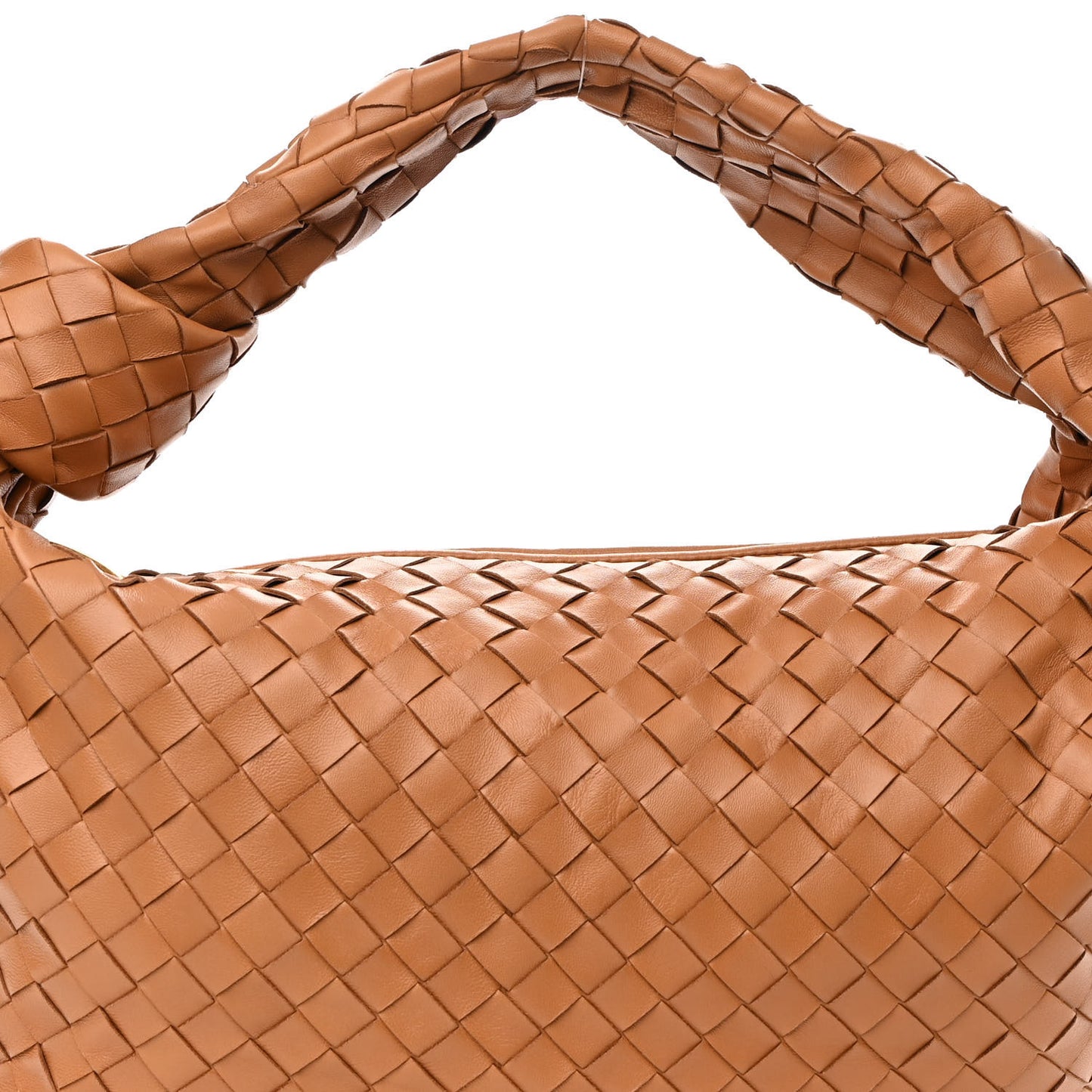 Nappa Intrecciato Small Jodie Caramel