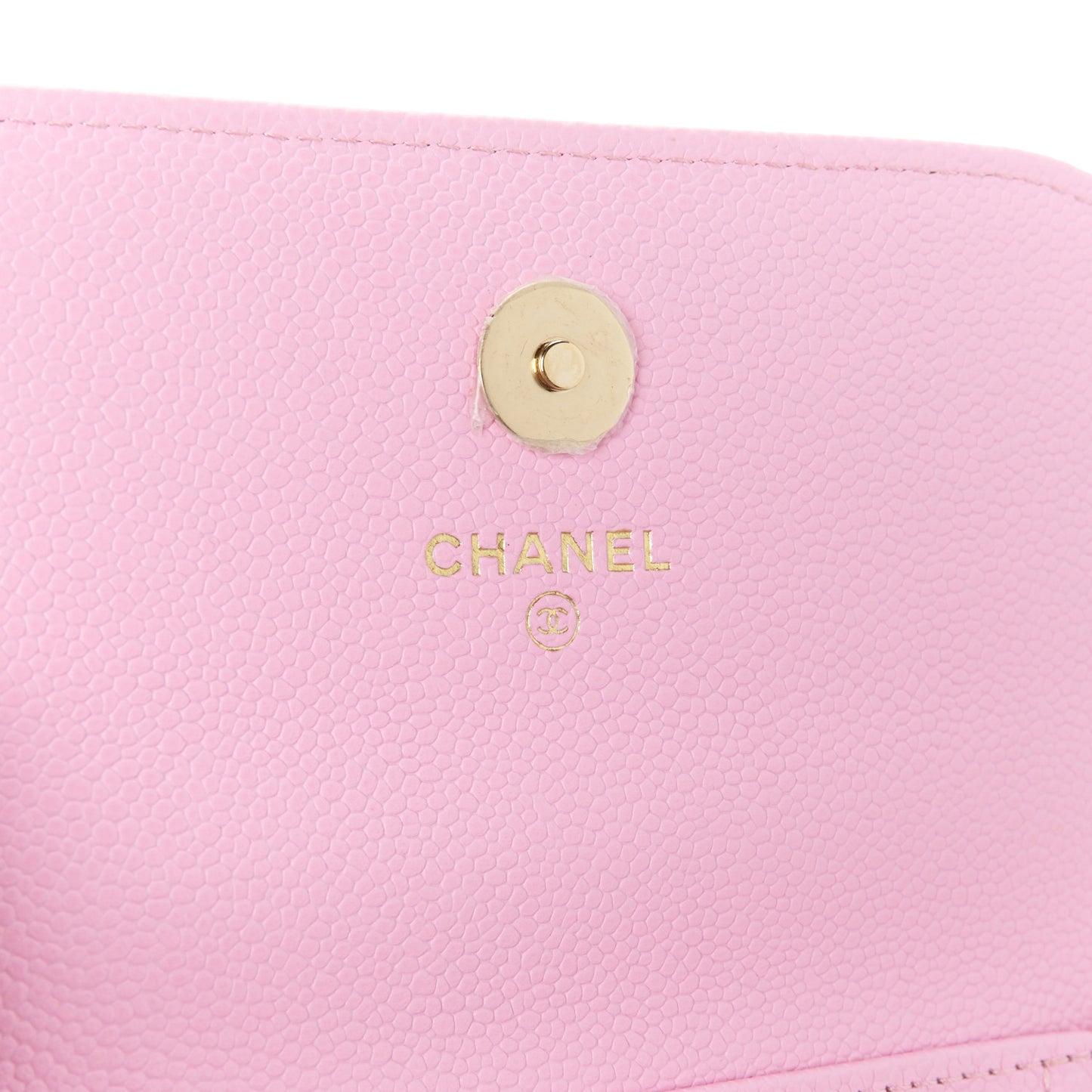 Caviar Quilted Business Affinity Clutch With Chain Flap Lilac