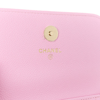 Chanel Caviar Quilted Business Affinity Clutch With Chain Flap Lilac 8 of 14