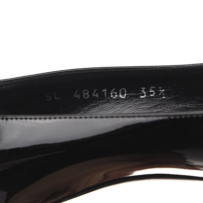 Saint Laurent Patent Opyum 85 Pumps 35.5 Black 9 of 10