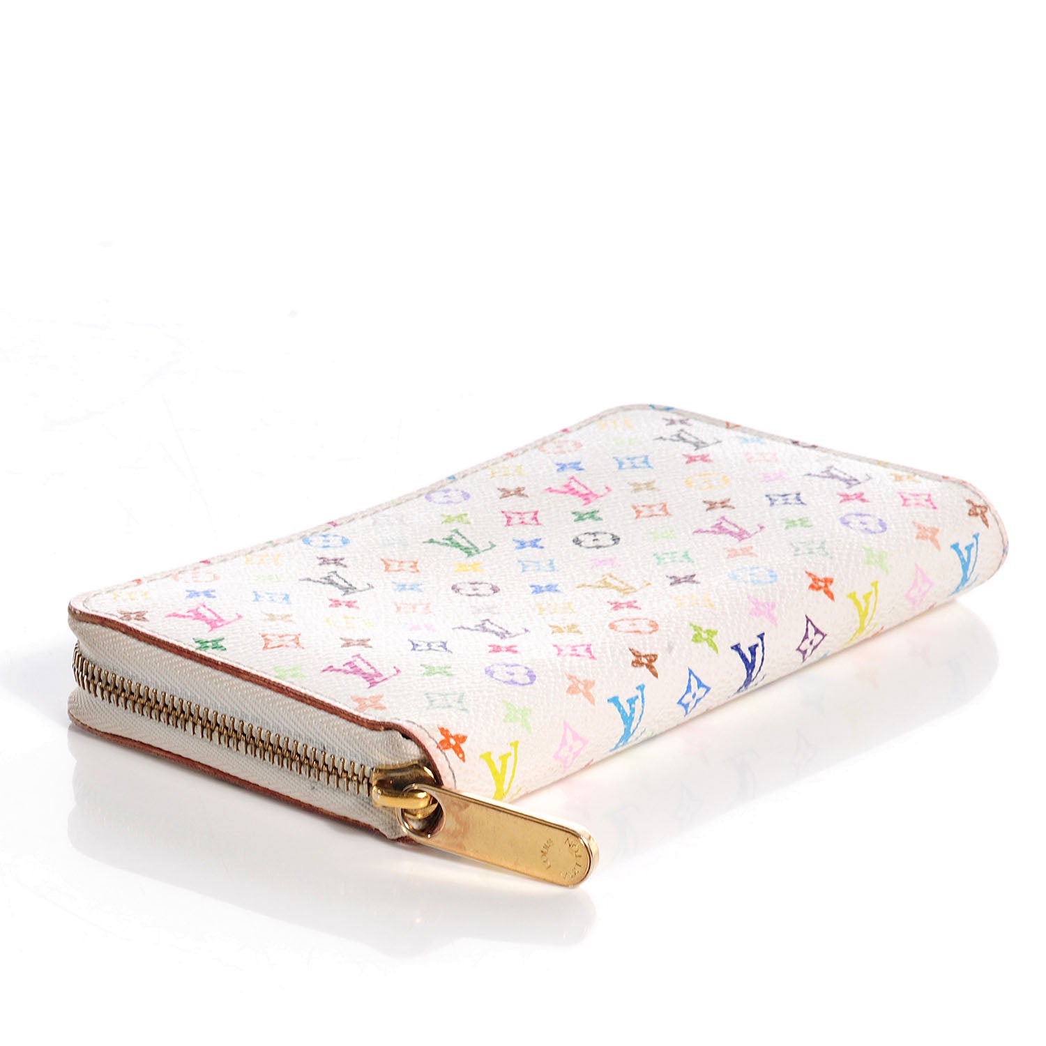 Louis Vuitton Monogram Multicolor Zippy Wallet White 4 of 8