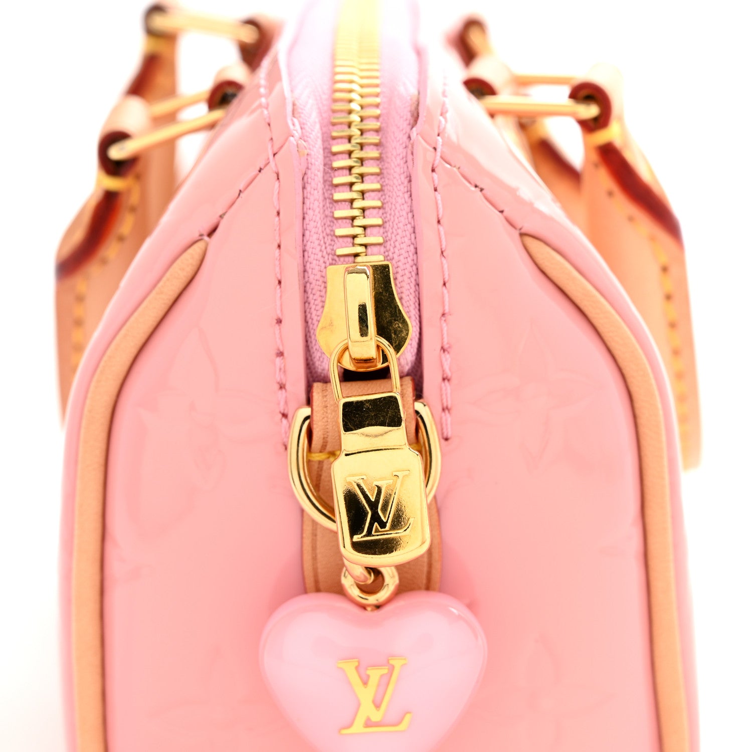 Louis Vuitton Vernis Monogram Nano Speedy Mochi Pink 10 of 12
