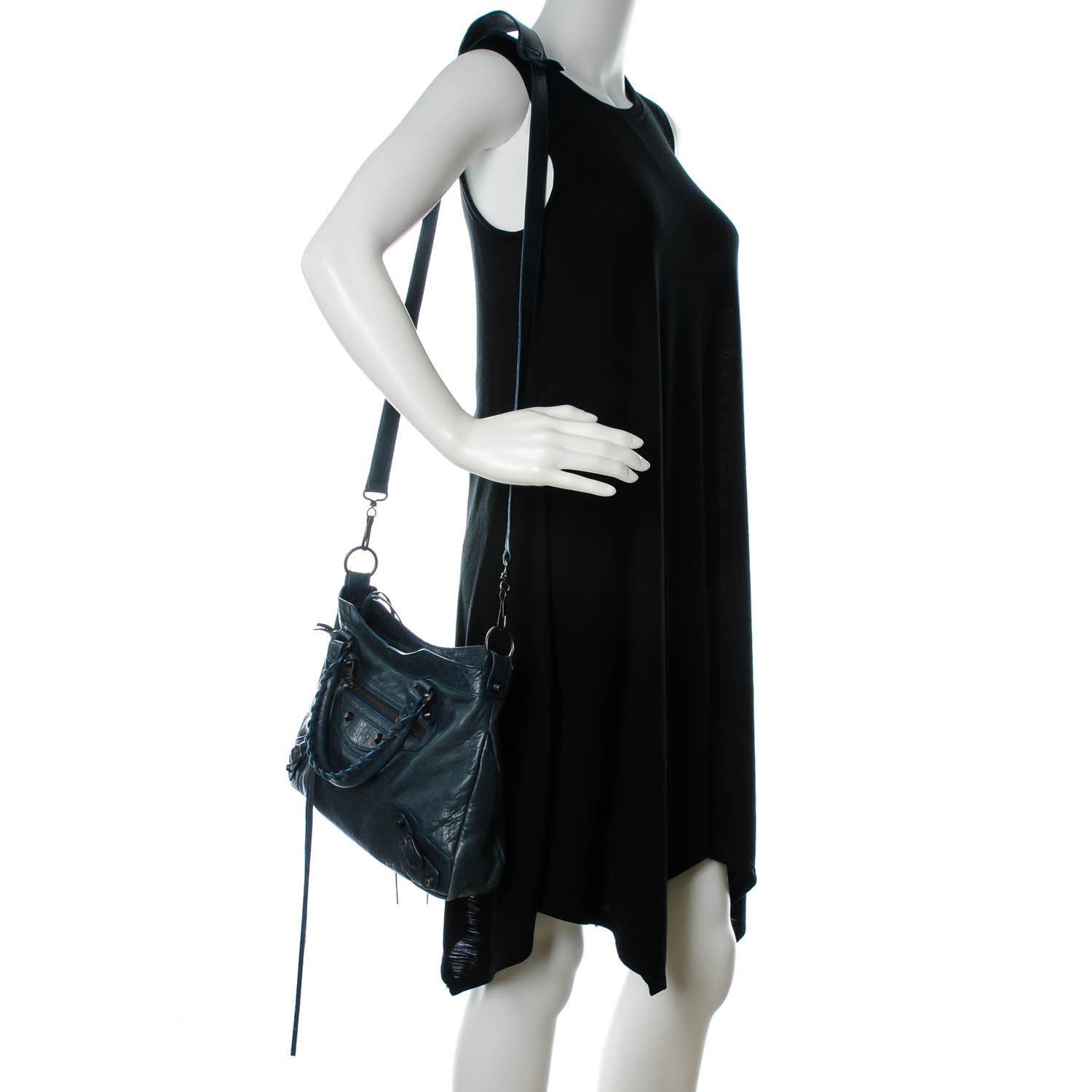 Balenciaga Agneau Classic Hardware Town Canard 2 of 7