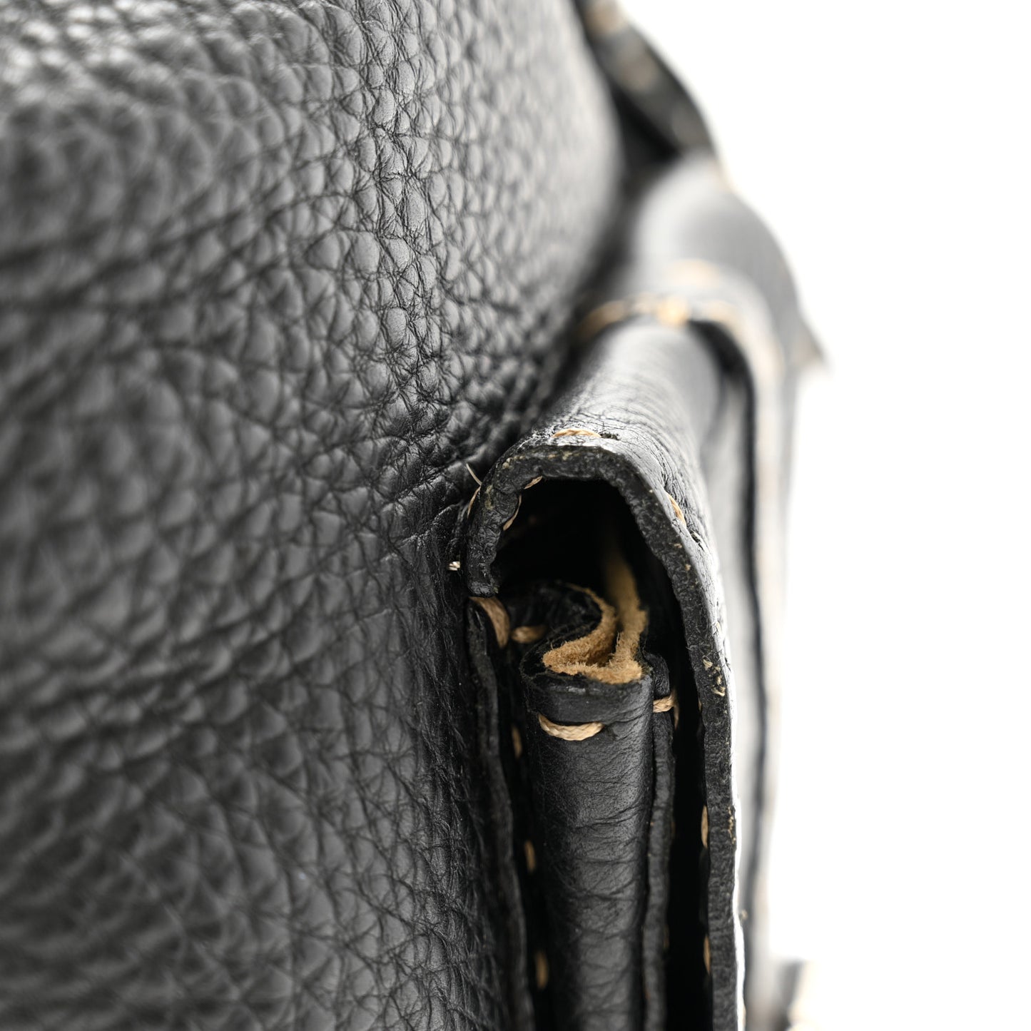 Calfskin Romano Selleria Backpack Black