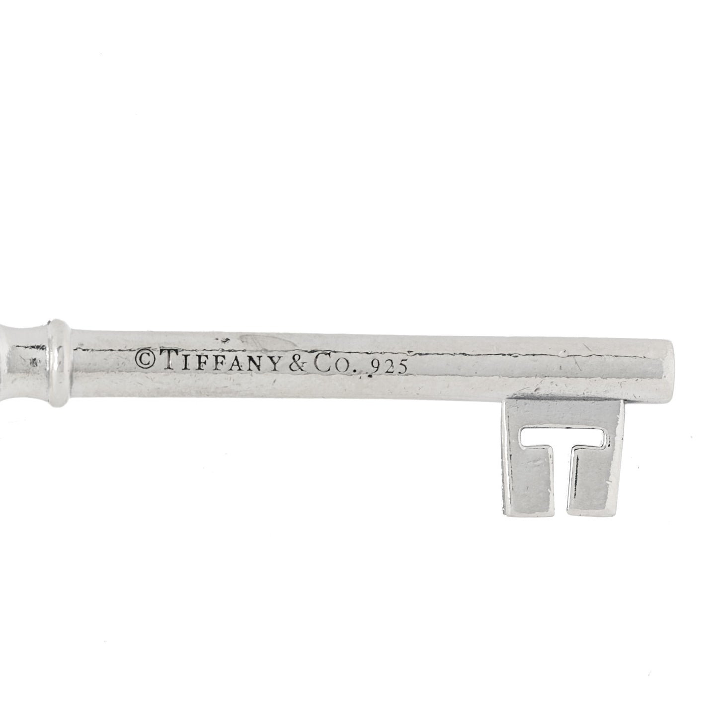 Sterling Silver Large Crown Key Pendant