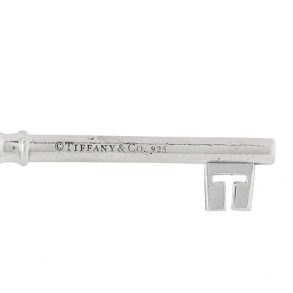Tiffany Sterling Silver Large Crown Key Pendant 4 of 4