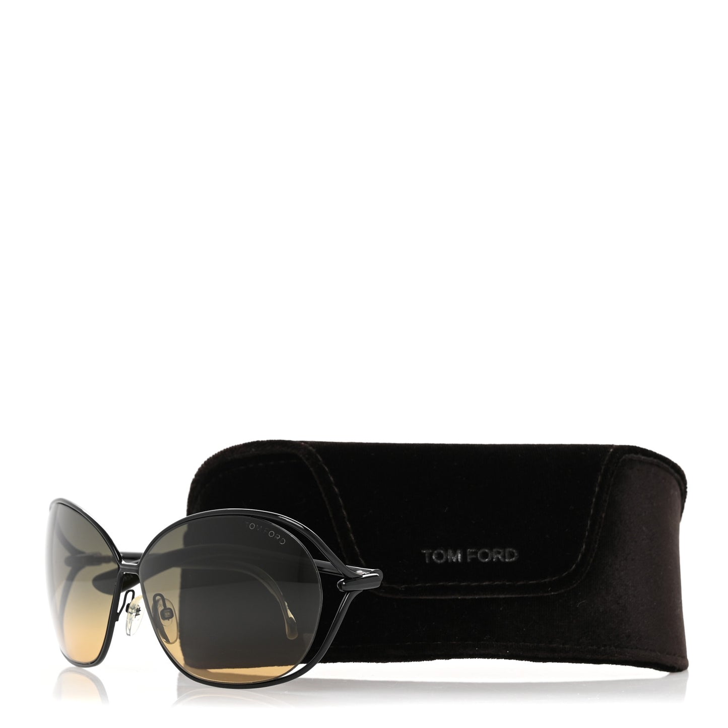 Carla Soft Square Sunglasses TF157 Dark Brown